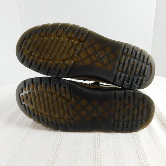 Dr. Martens Women's Zavala US7 White Leather Lace Up Ankle Combat Boots AW004 - Picture 10 of 15